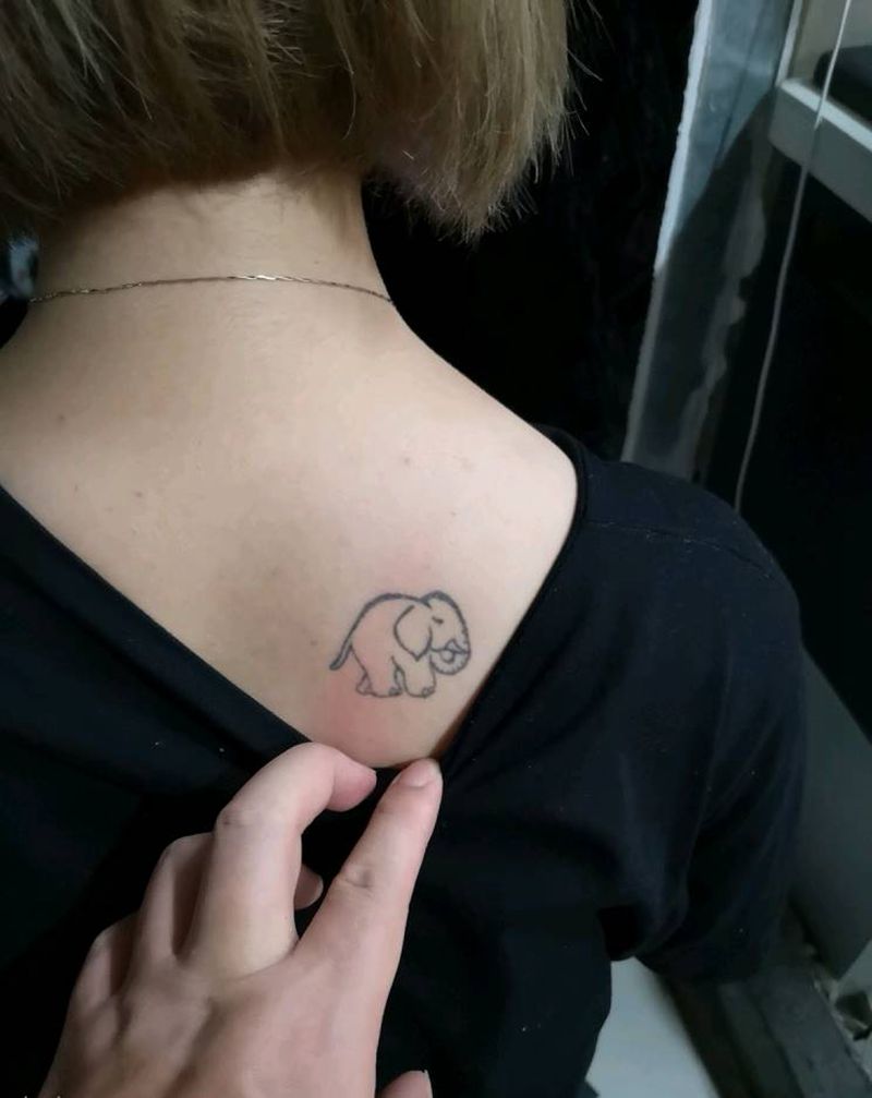 清洗旧纹身纹身图片_肩部纹身图案