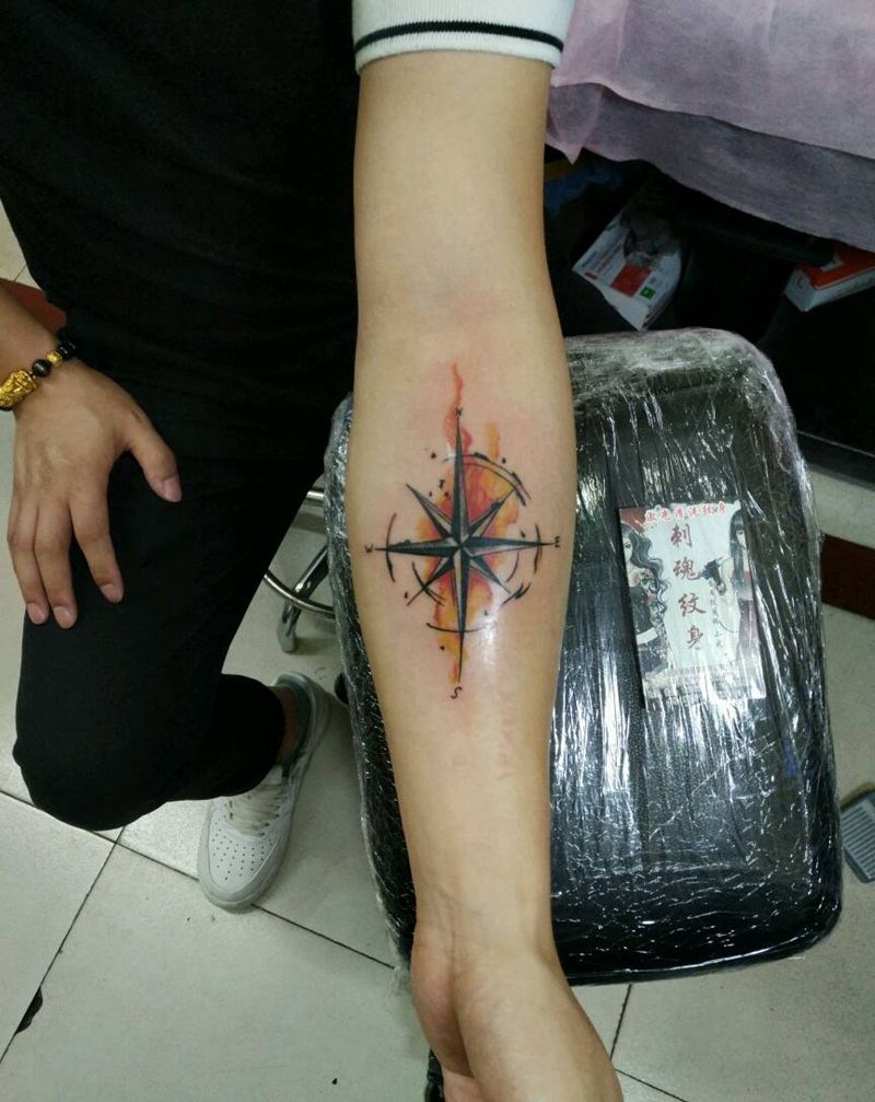 小图一组纹身图片_手臂清新图腾原创花絮生活成品手稿纹身图案