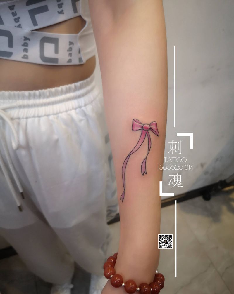 近期各种小活纹身图片_手臂几何纹身图案