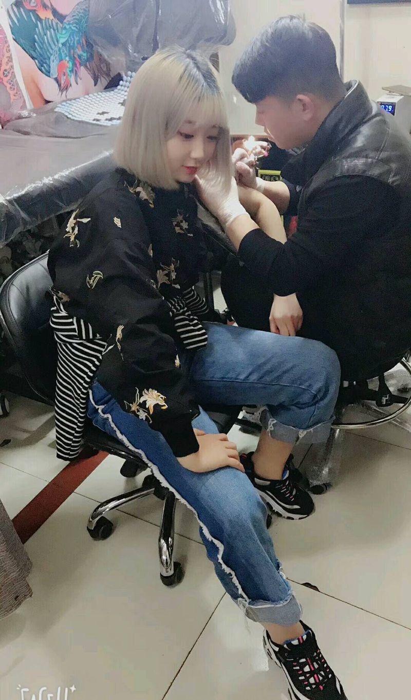 花仙子，纹身图片_手臂传统清新人物原创花絮生活成品插画纹身图案