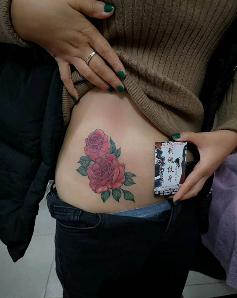 遮盖疤痕纹身图片