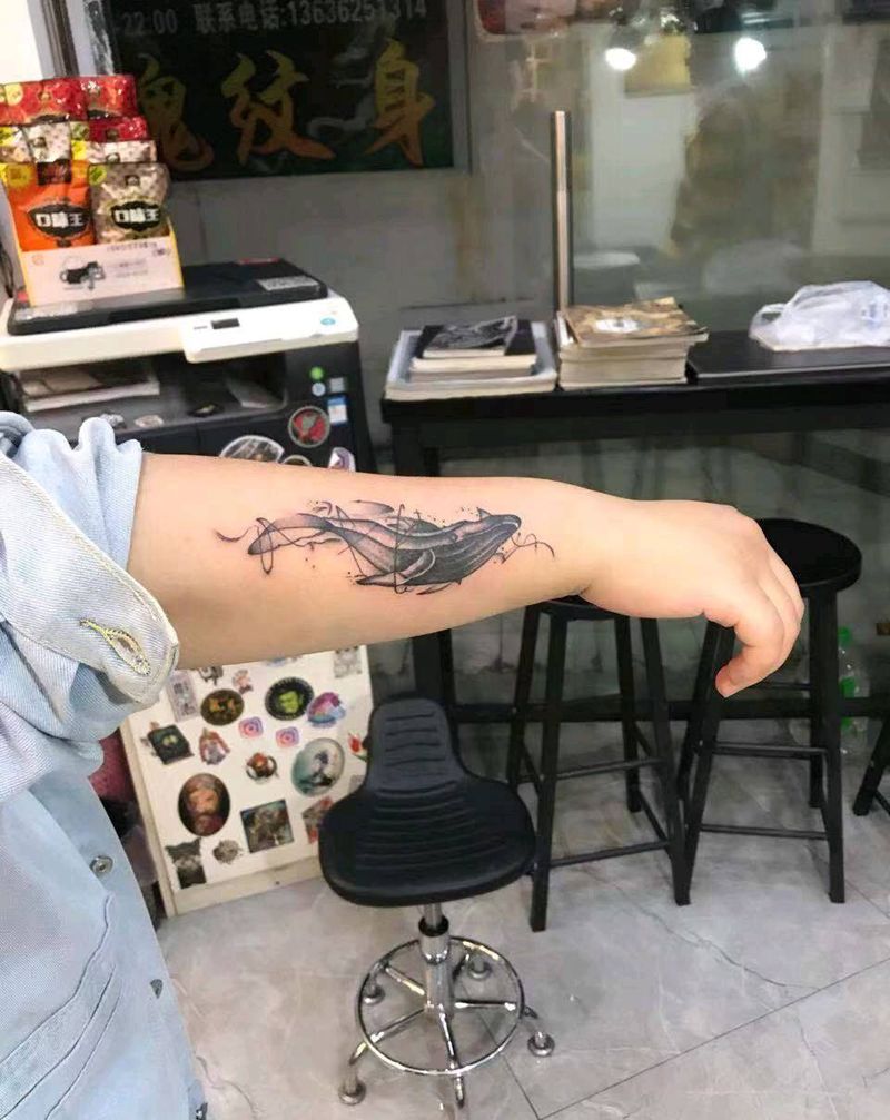作品集纹身图片_手臂新传统纹身图案