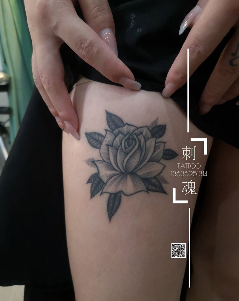 精品作品纹身图片_手臂新传统纹身图案