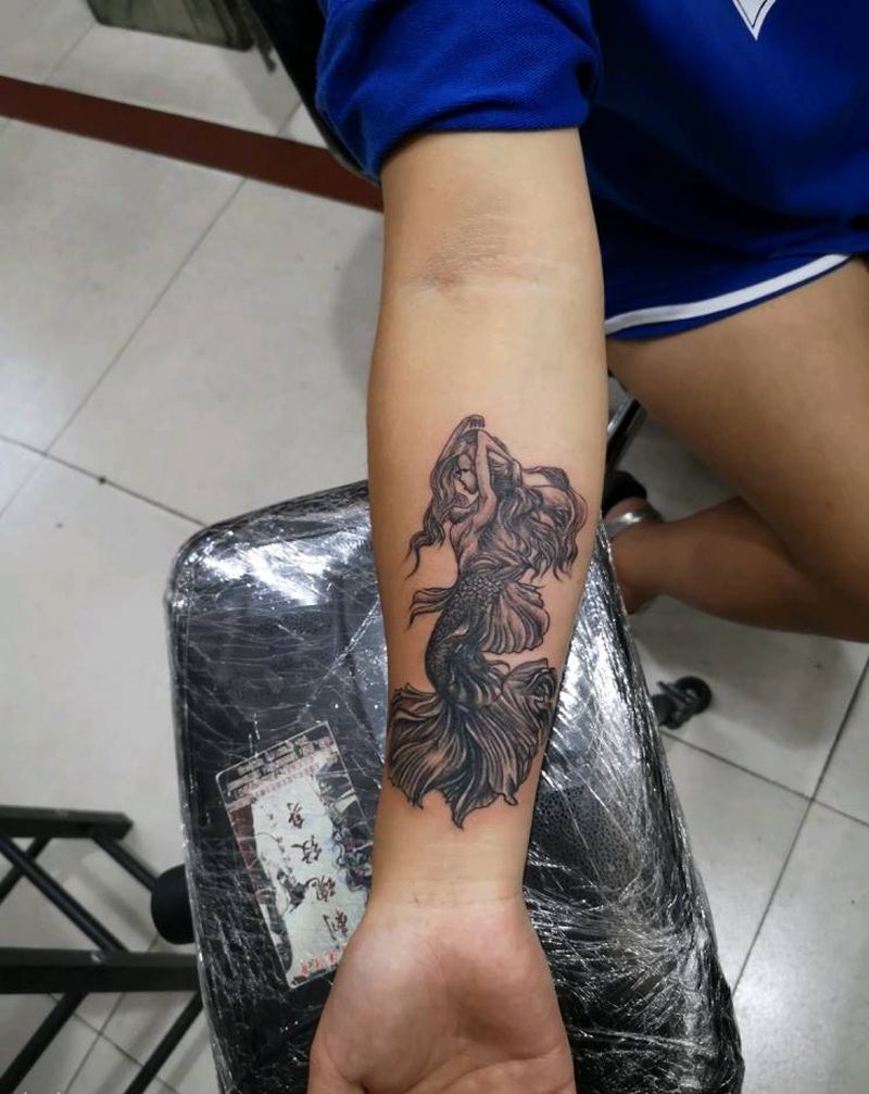 遮盖纹身图片_手臂新传统几何纹身图案