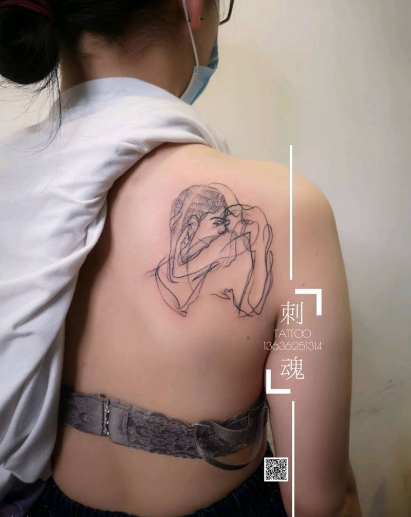 刺魂作品集纹身图片_手臂新传统纹身图案