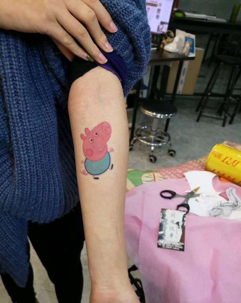 配齐纹身图片_手臂欧美写实纹身图案