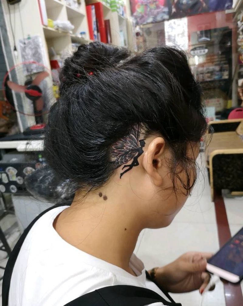 遮盖纹身图片_颈部新传统纹身图案