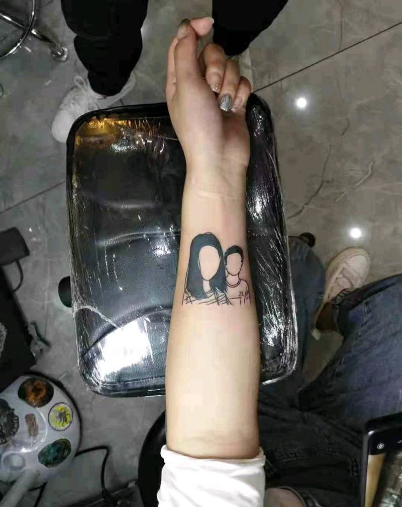 近期作品集纹身图片_手臂新传统纹身图案