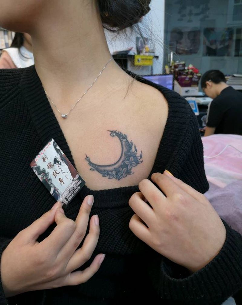 近期作品纹身图片_手臂新传统纹身图案