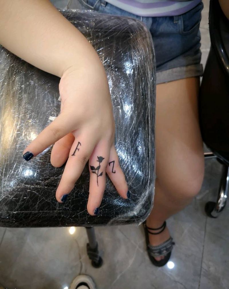 小清新纹身图片_手臂几何纹身图案