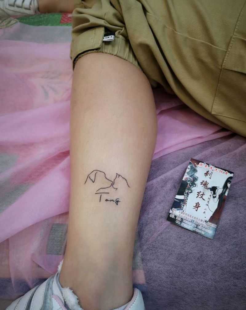 小清新纹身图片_手臂几何图腾纹身图案