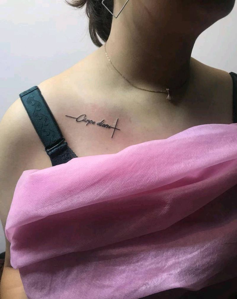 小清新字母纹身图片_手臂几何纹身图案