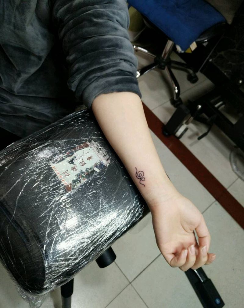 小清新纹身图片_手臂传统清新原创花絮生活成品纹身图案