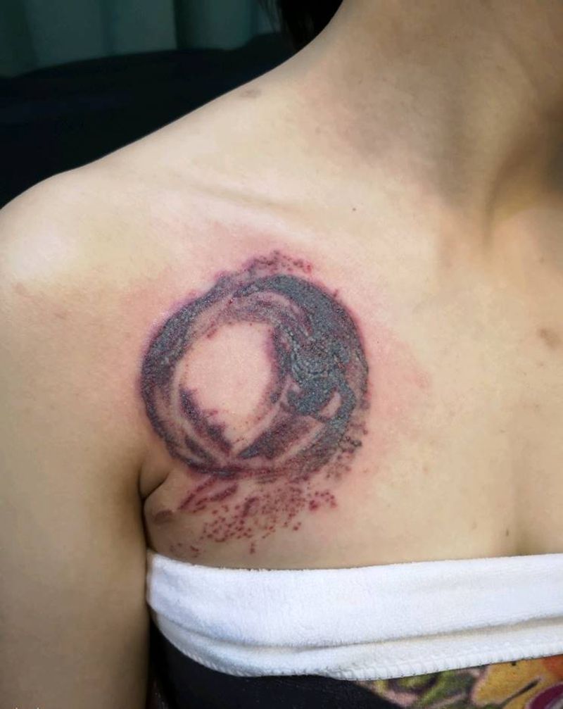 祛除旧纹身 老式眉毛纹身图片_颈部图腾纹身图案