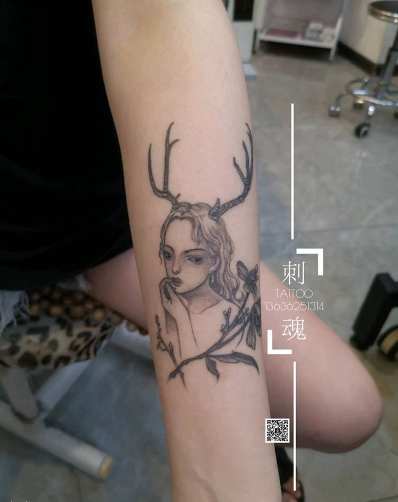 人物 恢复后纹身图片_手臂欧美写实纹身图案