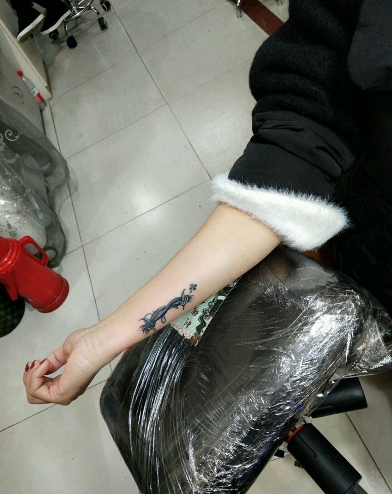 遮盖旧纹身纹身图片_手臂清新原创花絮生活成品插画纹身图案