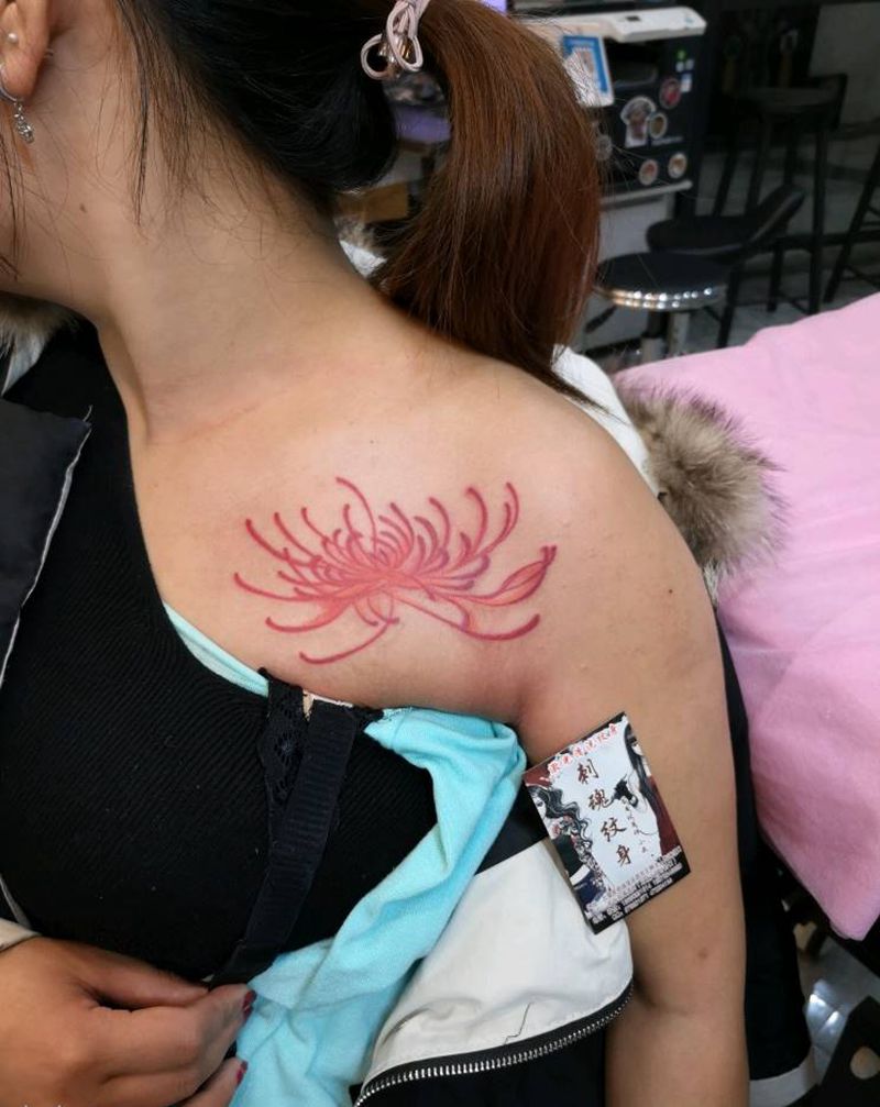 各种花纹身图片_手臂新传统纹身图案