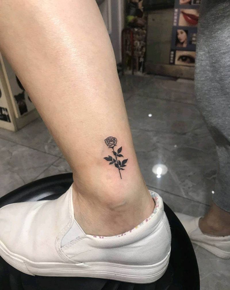 19年作品集纹身图片_腿部纹身图案