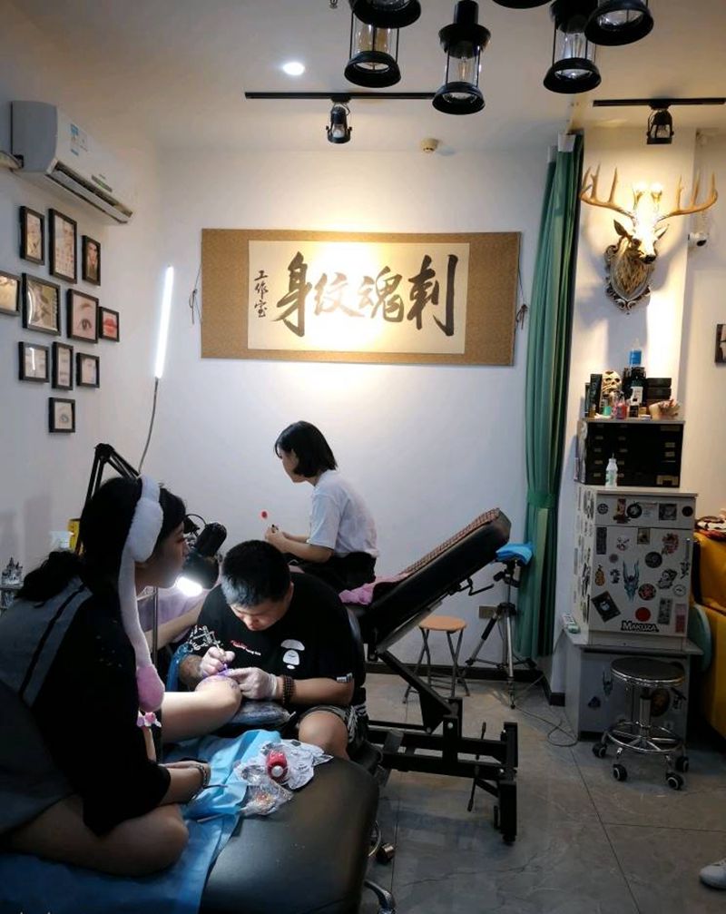 工作花絮纹身图片_新传统纹身图案