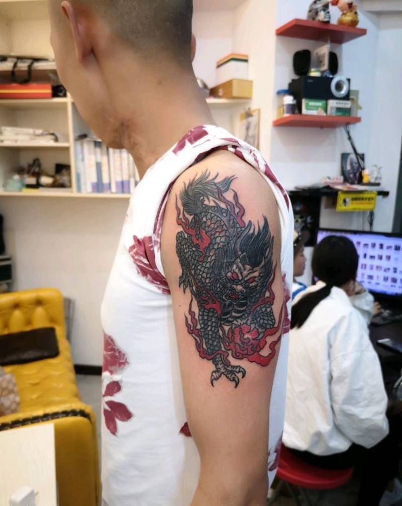 遮盖，修改纹身图片_手臂老传统纹身图案