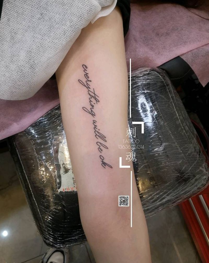 一波小清新纹身图片_手臂几何纹身图案