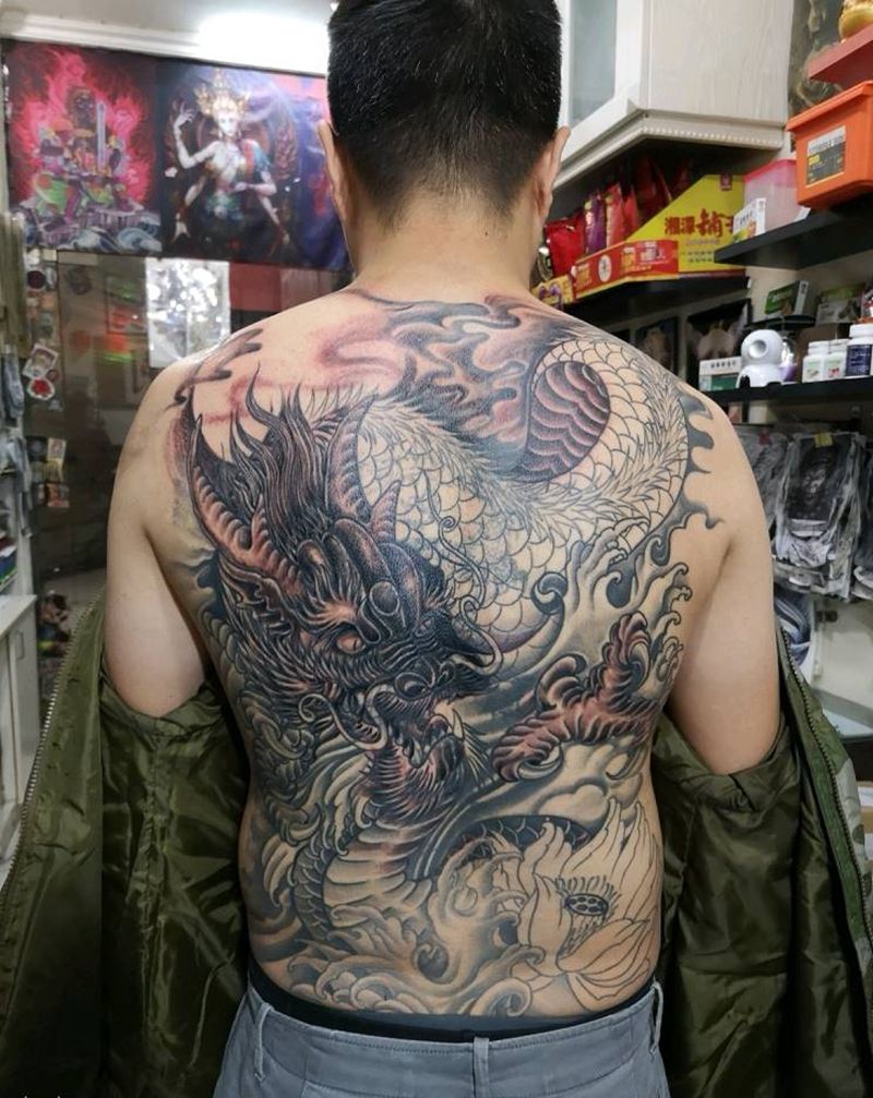 遮盖，半成品纹身图片