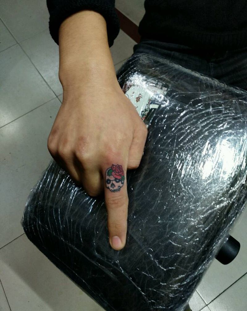 一波小图纹身图片_手臂手部传统清新花絮生活成品手稿插画纹身图案