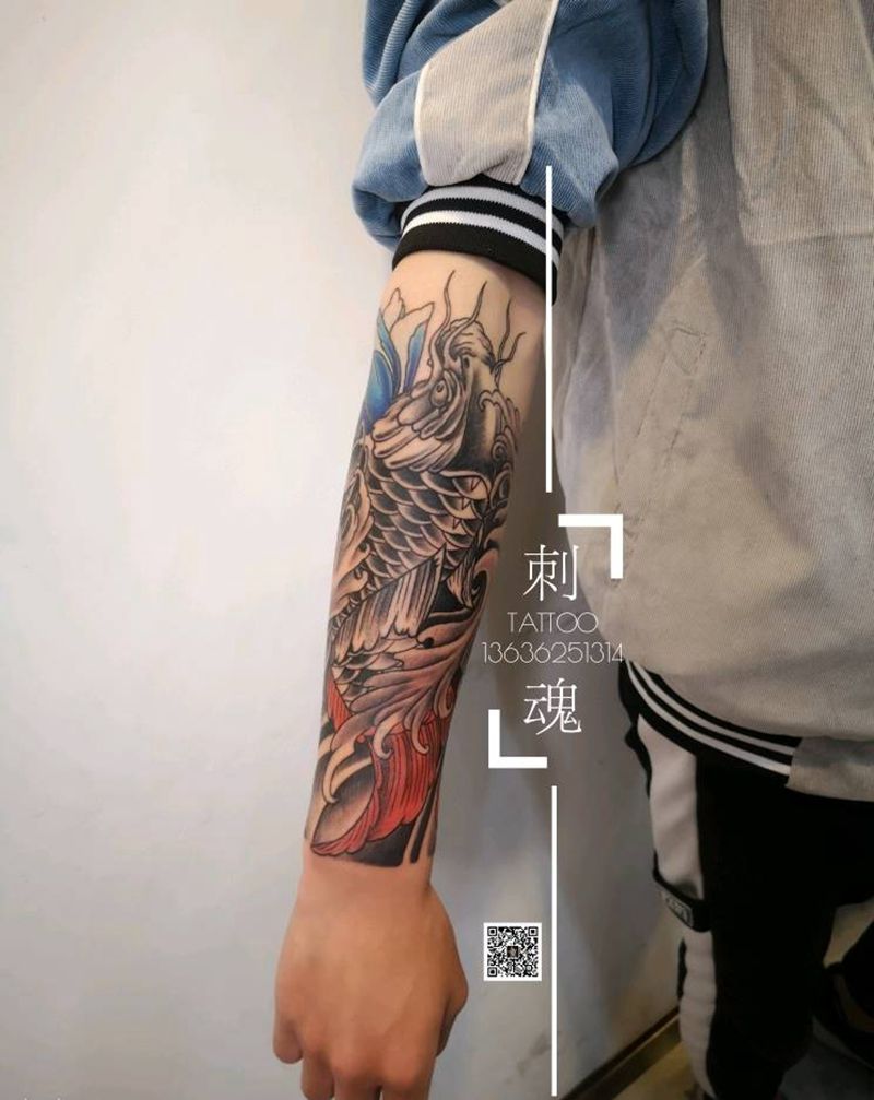 刺魂纹身作品集纹身图片_手臂图腾纹身图案