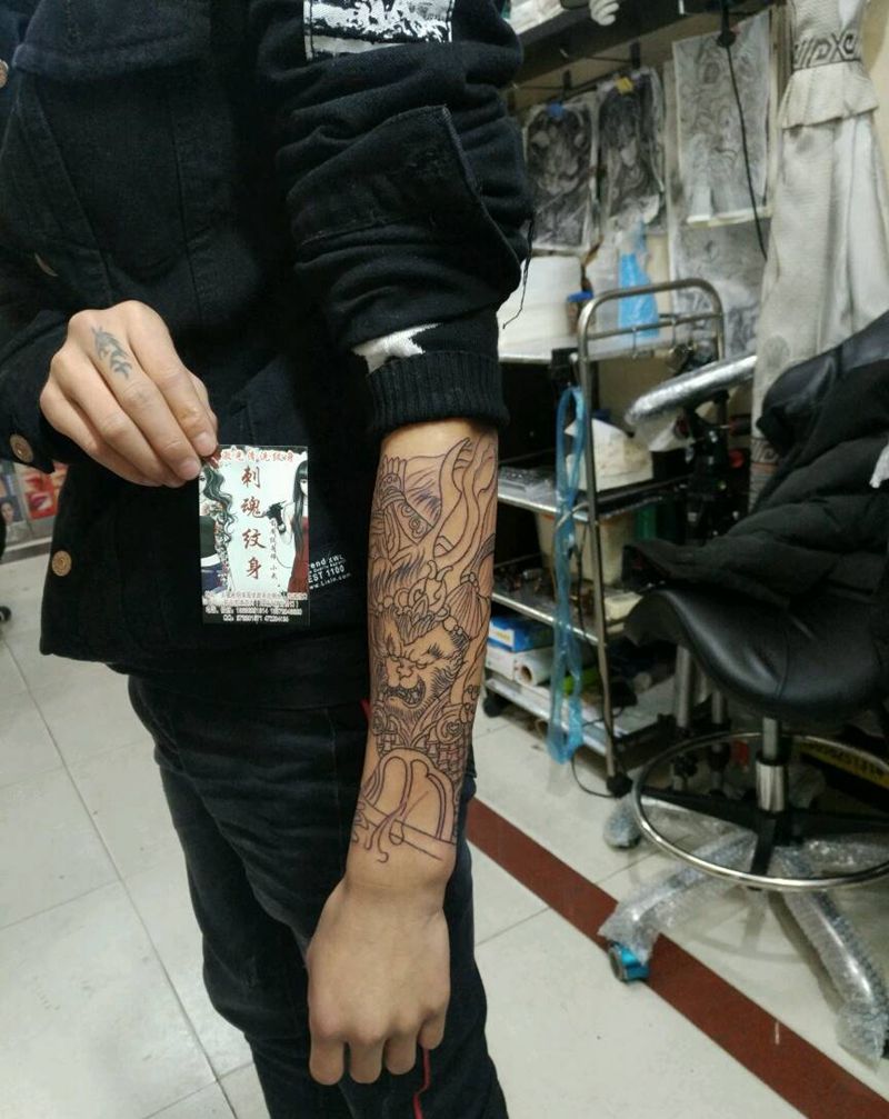 齐天大圣纹身图片