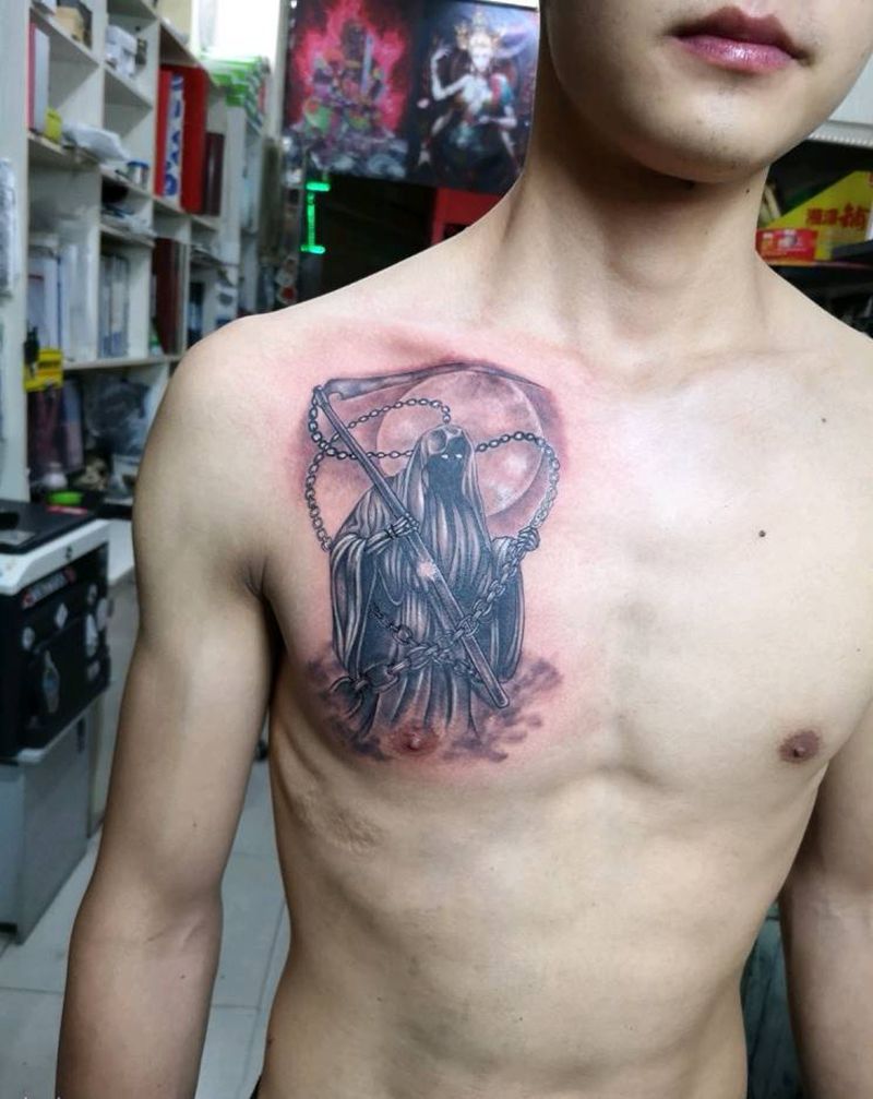 死神纹身图片