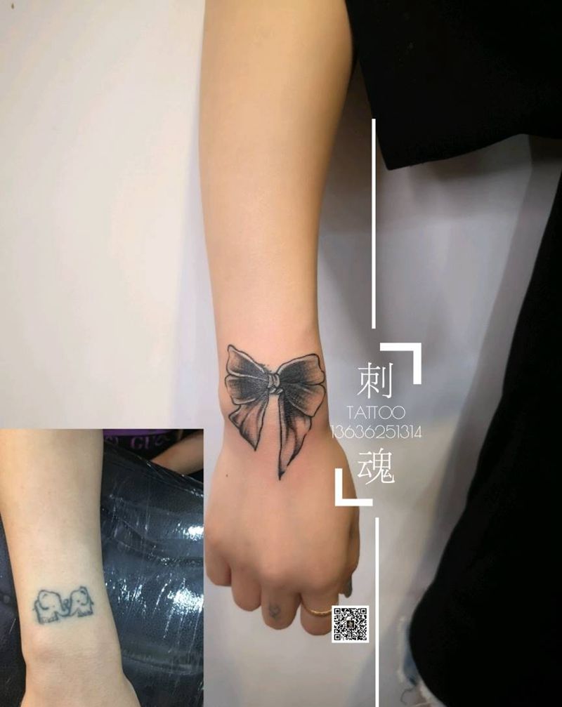 遮盖旧纹身纹身图片_手臂新传统纹身图案