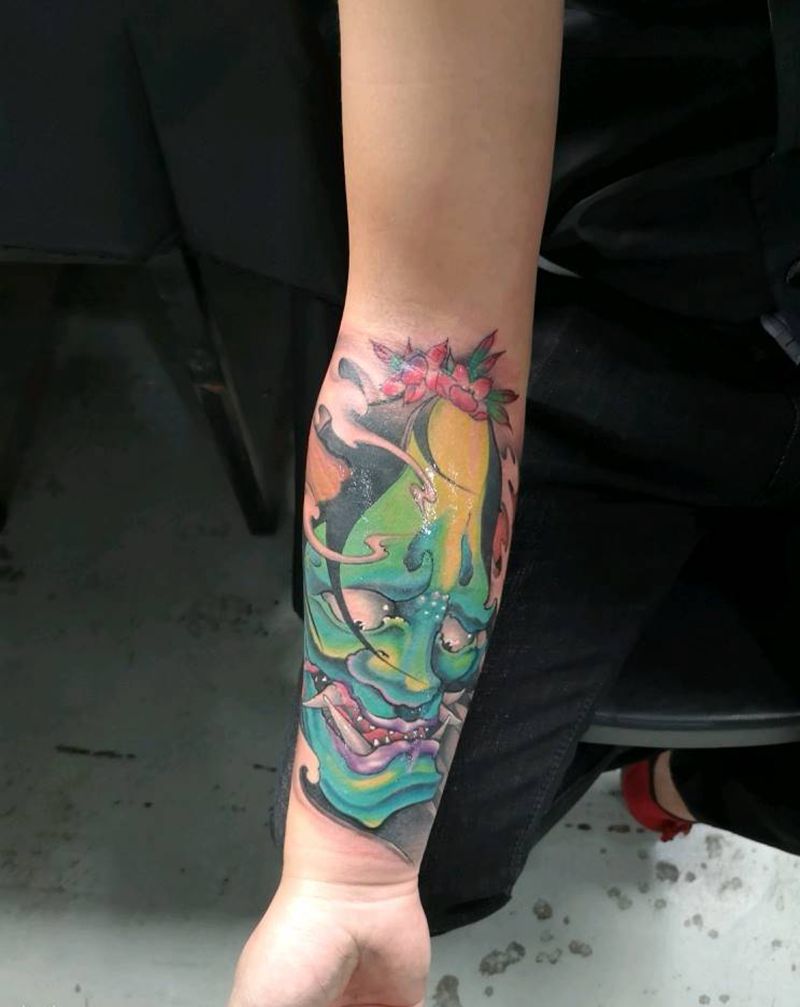 色彩般喏纹身图片