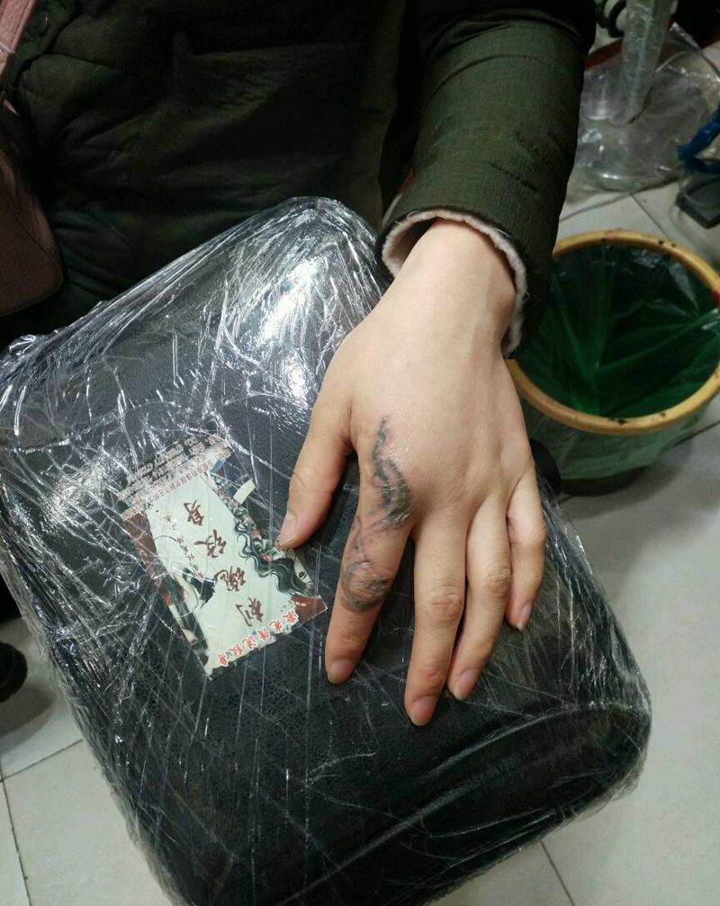 清洗旧纹身纹身图片