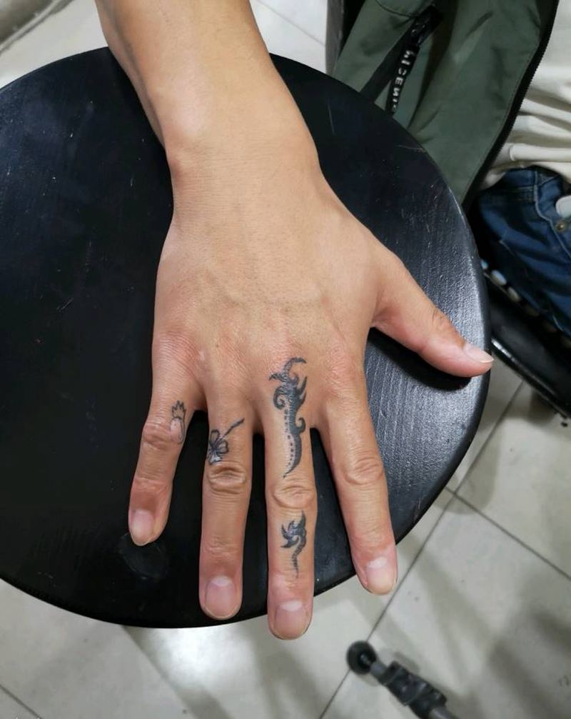 小字图腾纹身图片