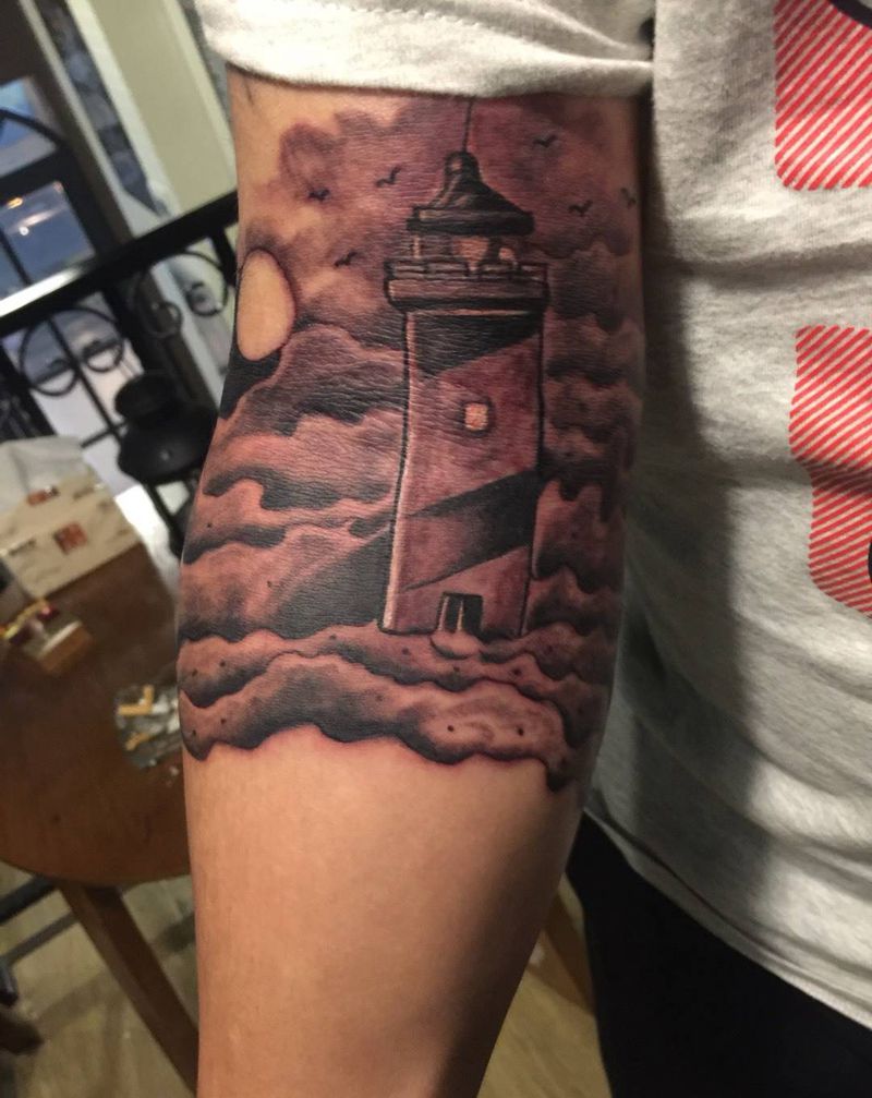 六分袖未完成...纹身图片