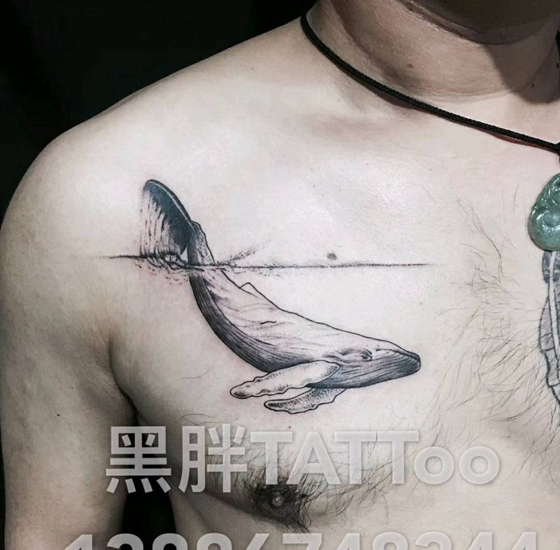 鲸鱼纹身图片