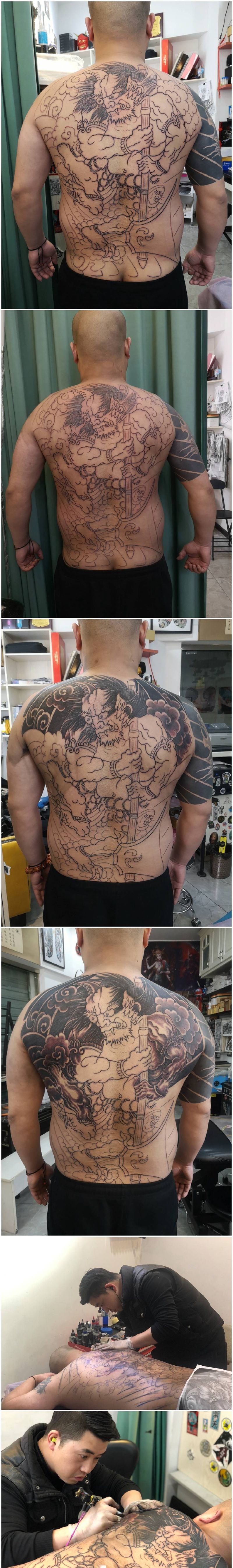 近期作品更新纹身图片_手臂新传统纹身图案