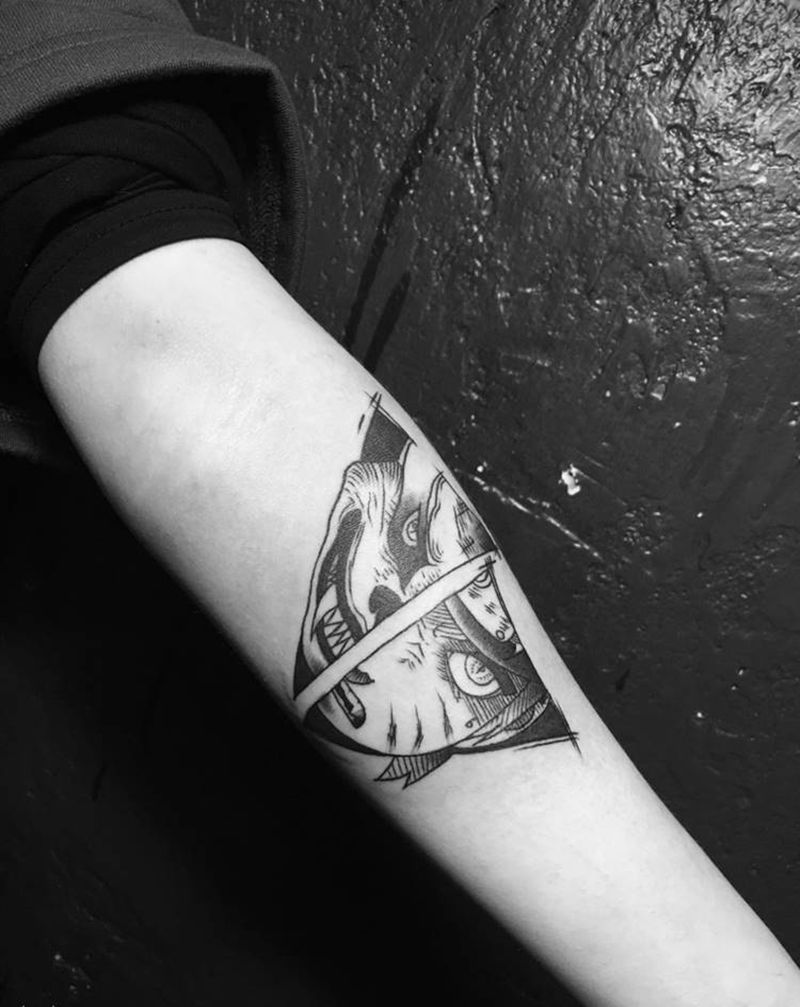 火影纹身图片_几何纹身图案