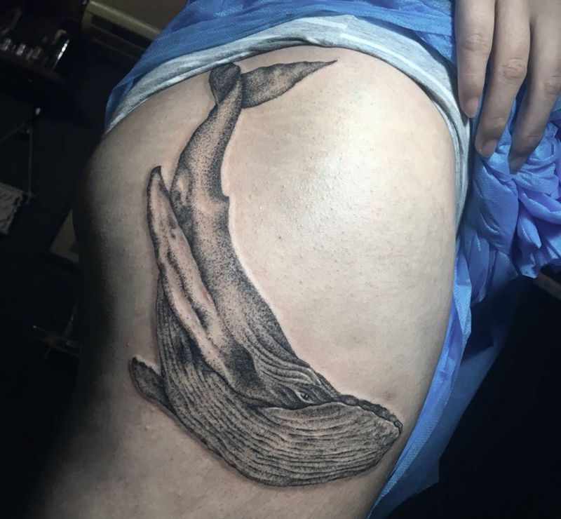 鲸纹身图片