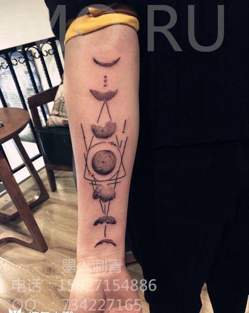 几何图形纹身图片