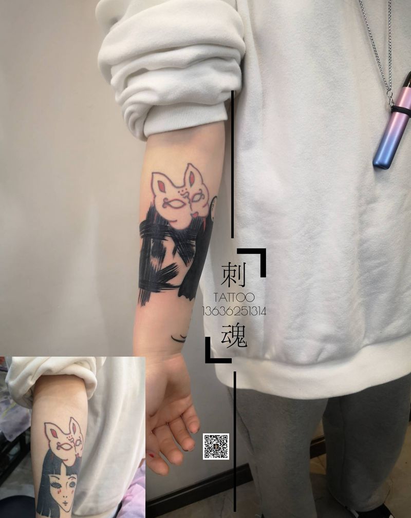 遮盖纹身图片_手臂纹身图案