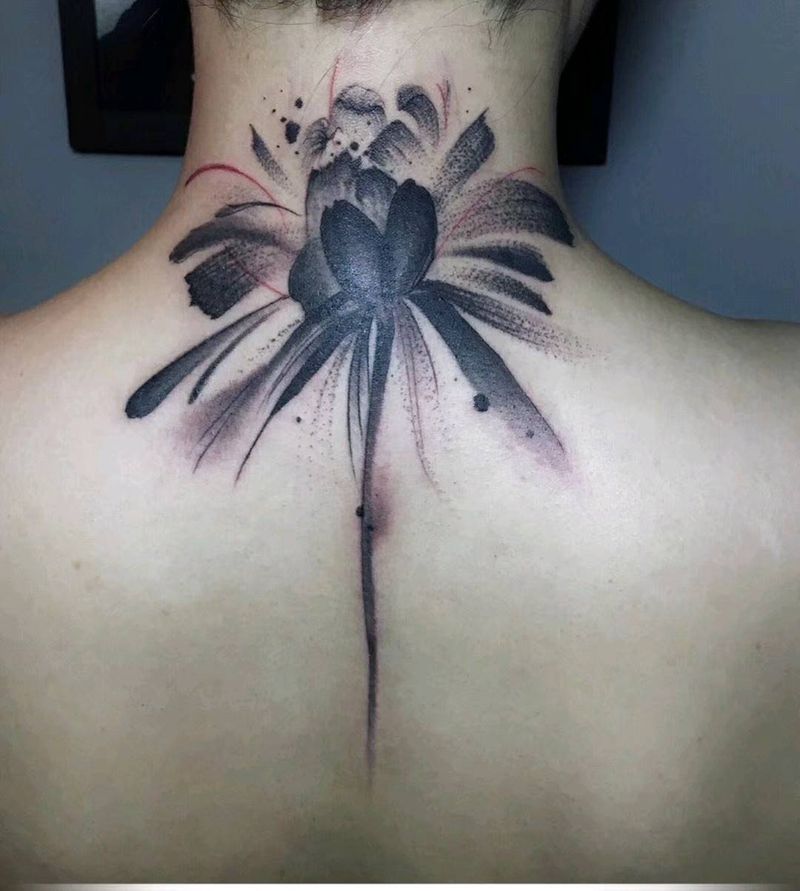 花遮盖纹身图片