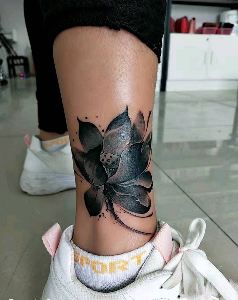 遮盖纹身图片_脚部纹身图案