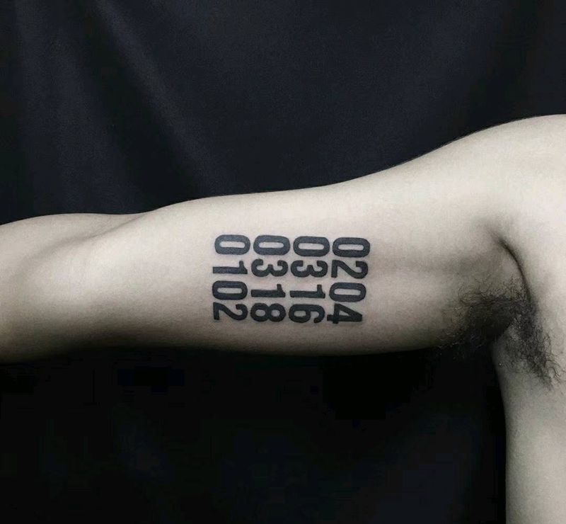数字纹身图片