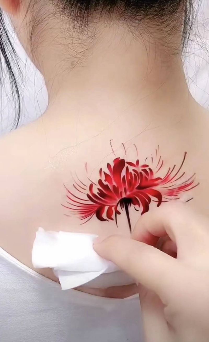 近期作品纹身图片_手臂新传统纹身图案