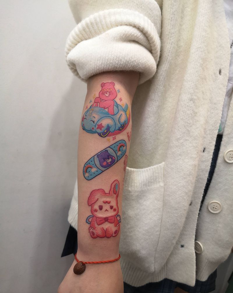 近期女生纹身纹身图片_手臂新传统纹身图案