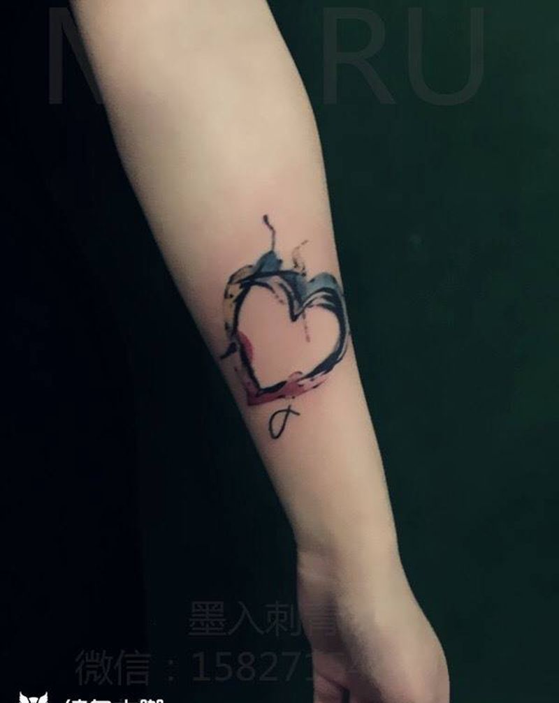 水彩❤️纹身图片