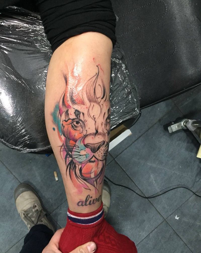 小作品未完纹身图片