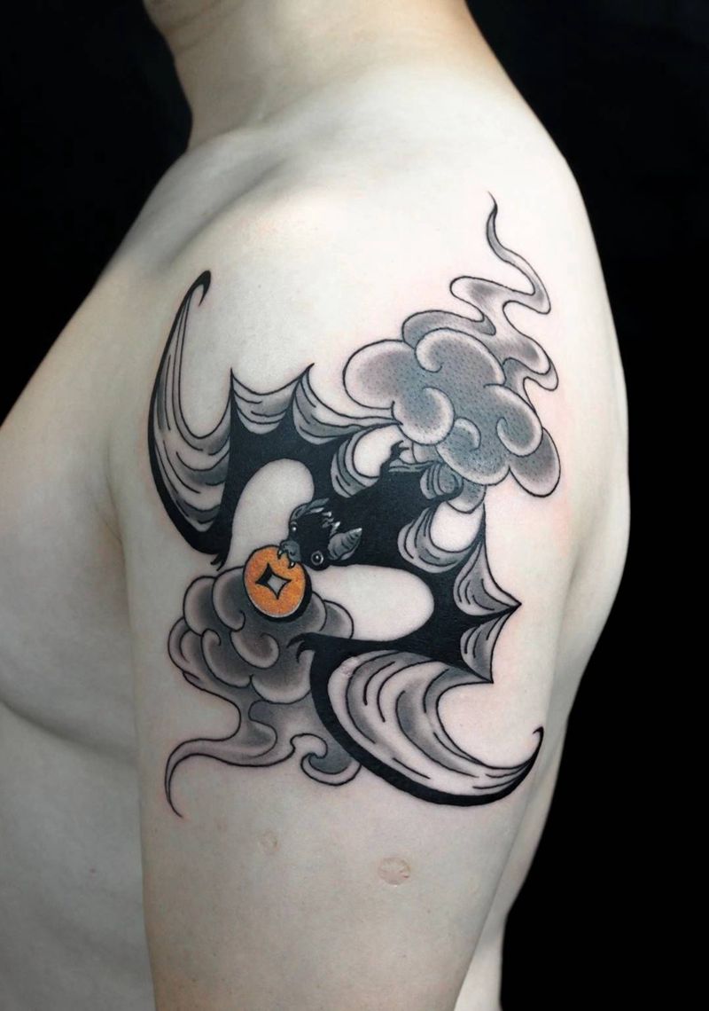 近期作品纹身图片_手臂水彩纹身图案