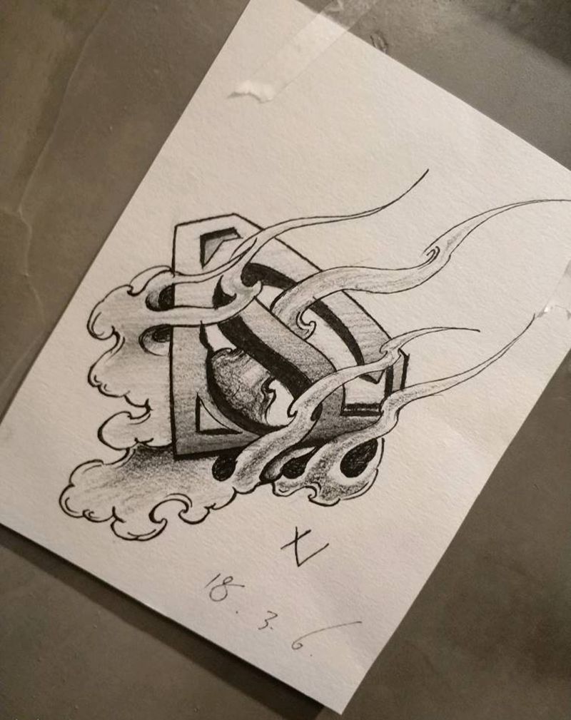 超人标志纹身图片